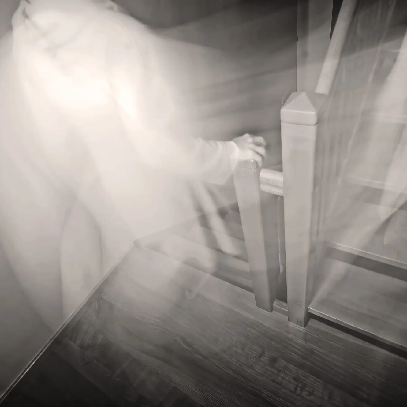 Ghost going downstairs